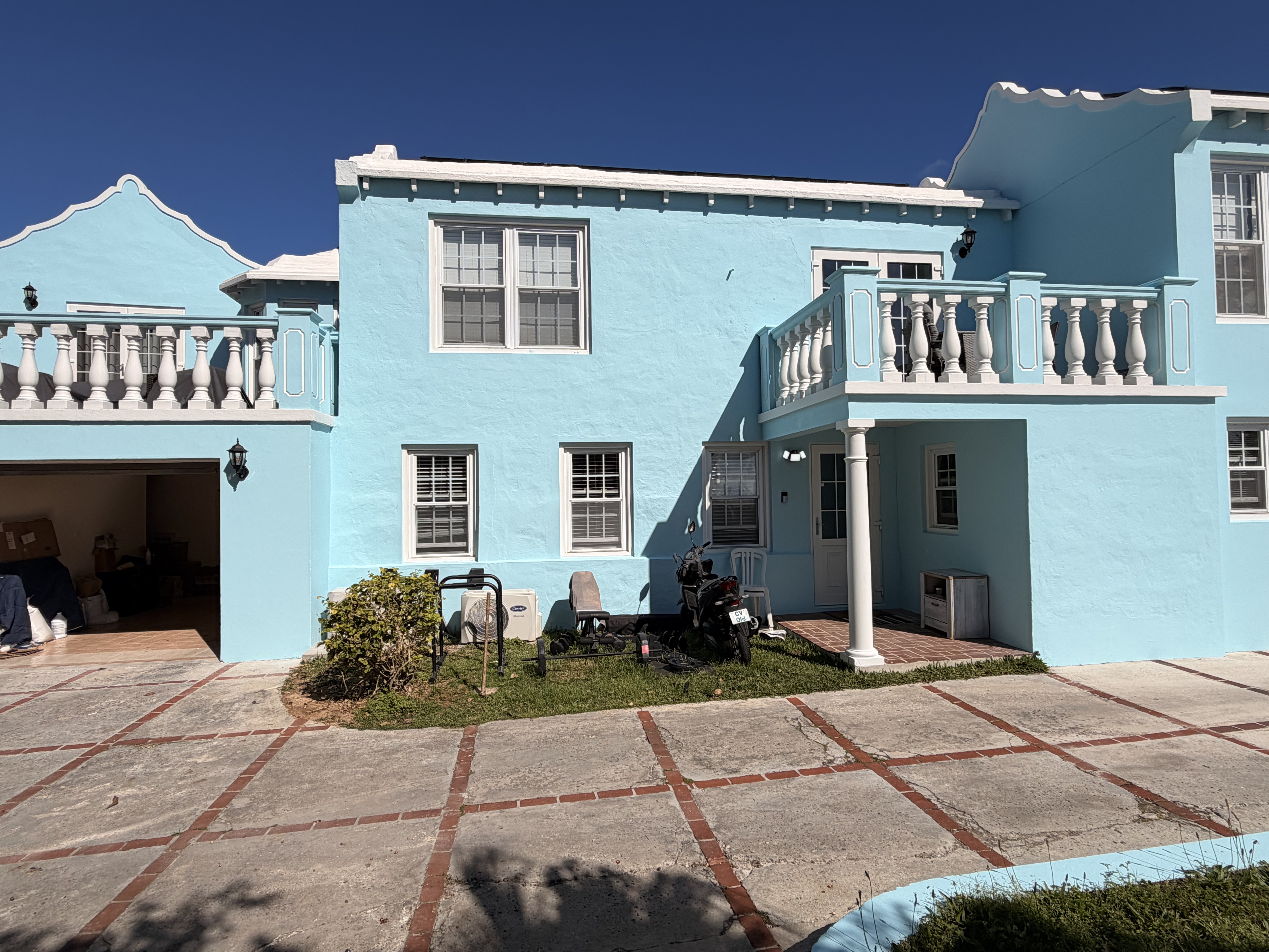 Bermuda home freshly painted by Current Command Services